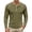 AB59 Green, variant on Bainana Long Sleeve Henley Shirts For Men Crew Neck Soft Moisture Wicking T-Shirt Solid Color Regular Fit Everyday Wear Basic Tops Size L
