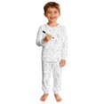 thumbnail image 5 of Bainana Unisex Kids Christmas Diy Pajamas Cartoon Print Long Sleeve T-Shirt Pants Housewear Boys And Girls Stylish Fit Clothes Set, Size 2-3 Years, 5 of 8