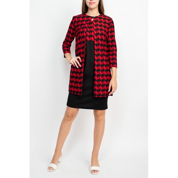 Danny & Nicole - Immediate Wholesale Women’s Dresses at Immediate Apparel, carrying Casual and Contemporary Dresses!-BLACK RED / 10