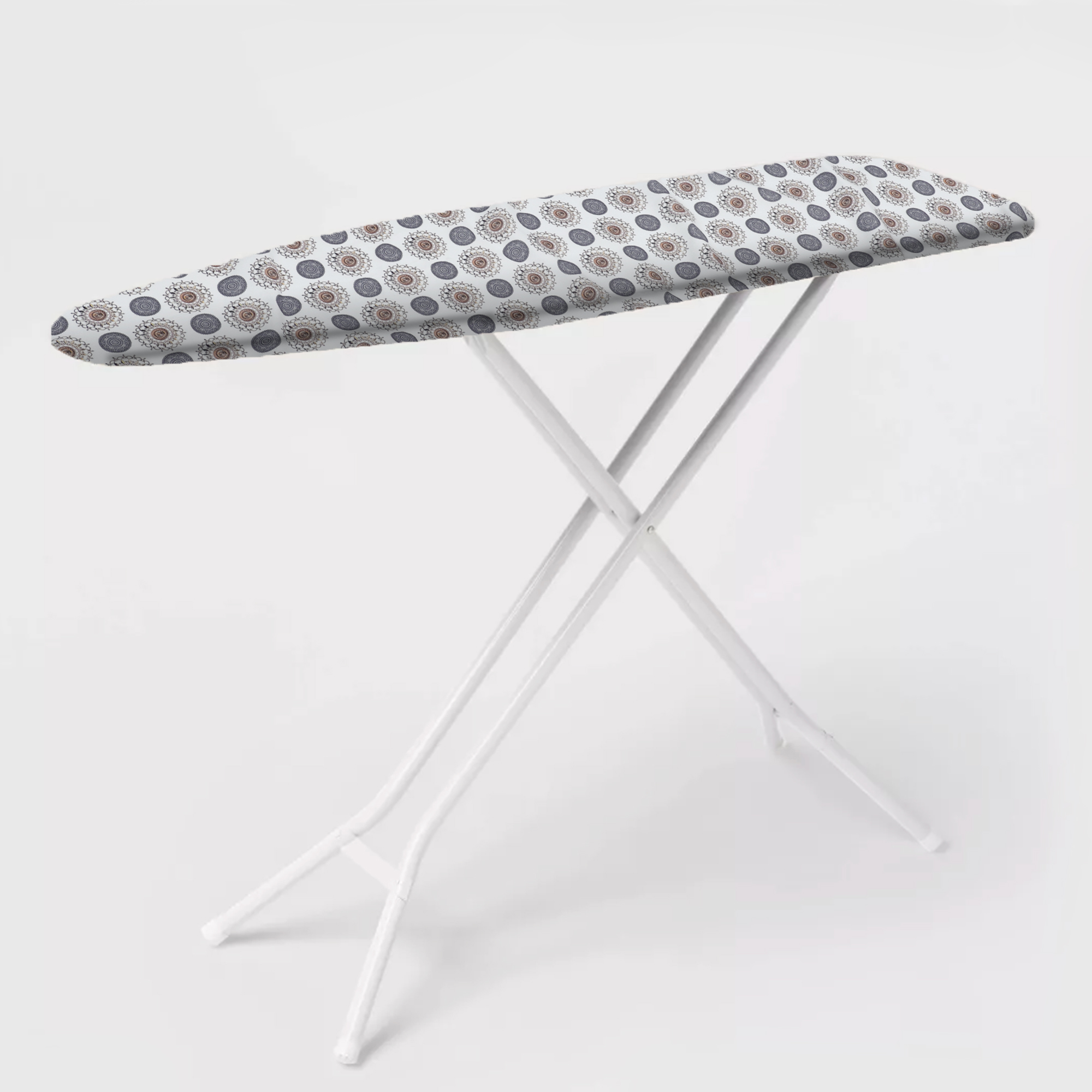 Unique Bargains Durable Ironing Board Cover 1 Piece Standard Gray Blue, Brown