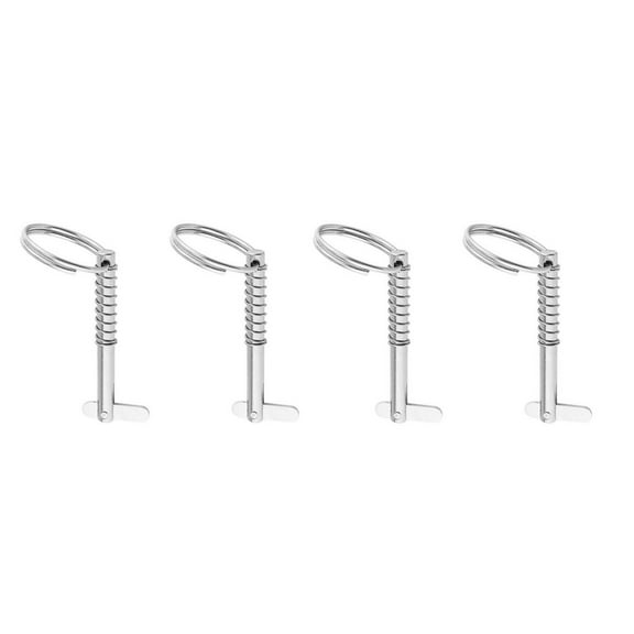 4 Pieces Stainless Steel Quick Release Pin Bimini Top Pin hardware for Bimini Top Deck Hinge Rustproof