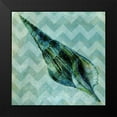 thumbnail image 2 of Vision Studio 20x20 Black Modern Framed Museum Art Print Titled - Chevron Shell V, 2 of 5