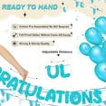 thumbnail image 3 of Pre Strung Congratulations Quitter Glitter Banner Funny Retirement Banner Graduation Party Decorations Going Away Supplies Garland for Men Women Gifts, No DIY(Sky Blue 2 pairs), 3 of 14