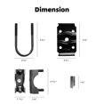 thumbnail image 3 of AGILLE K7138400 Axle Conversion Kit Compatible with Dexter AXLE Dexter K7138400 Conversion Kit, 3500# 2-3/8" Tube Trailer Axle Lift Kit, Include Spring Seat, Nut, U-Bolt, 3 of 6