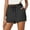 Black, variant on Linen Shorts For Women 2026 Summer Casual Athletic Gauze Drawstring Short Holiday High Waisted Wide Leg Lounge Shorts