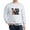 Ash Grey, variant on - Boxer Lap Dog - - Crew Neck Sweatshirt