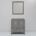 thumbnail image 4 of Lexora Home Jacques 30" Single Vanity with Mirror in Distressed Gray, 4 of 9