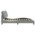 thumbnail image 6 of vidaXL Bed Frame with Headboard Mattress Foundation Bedroom Furniture Fabric, 6 of 11