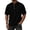Black #12, variant on Dresfit Mens Henley Shirts Waffle Short Sleeve Business T Shirts Button Down Relaxed Fit Big and Tall Golf Tops Cotton Loose Shirt Light Purple S