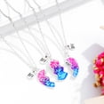 thumbnail image 4 of 3 piezas lindo medio corazón roto koala aguacate collar pulsera para mejor amiga mujeres niña hombres niño corazón dividido para siempre amistad regalos amor, 4 of 5
