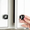 thumbnail image 3 of LAICAIW Black Square Kitchen Cabinet Knobs-10 Pack of Drawer Handles Hardware, 3 of 7