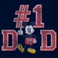 thumbnail image 2 of Mens Mickey & Friends Father's Day Mousey #1 Dad Long Sleeve Shirt, 2 of 4