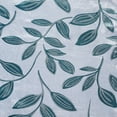 thumbnail image 4 of BNM Leaves Blackout Curtains, Set of 2, 26" x 84", Teal, 4 of 6
