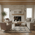 thumbnail image 6 of Oriental Weavers Cavett Navy/ Gold Area Rugs, 5'3" x 7'6", Stain Resistant, Family and Pet Friendly, 6 of 6