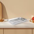 thumbnail image 2 of Miangastore 1 Set Baking Sheet Pan with Wire Rack Stainless Steel Baking Pan Tray Toaster Oven Pans Tray with Cooling Racks for Kitchen Baking Cooking Accessories, 2 of 9