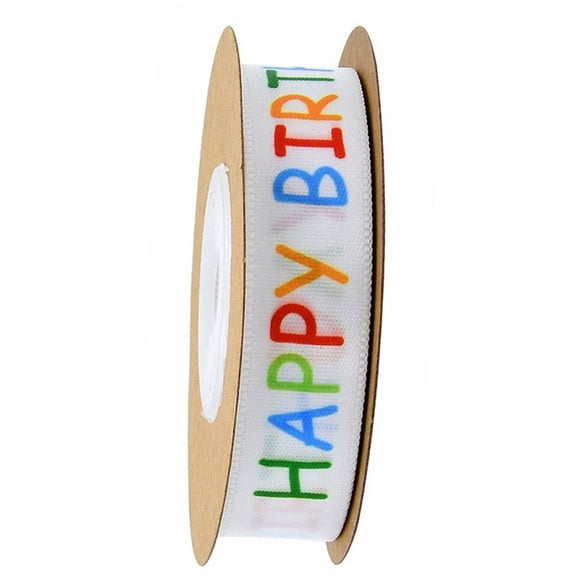 LEDMOMO Celebration Ribbon 1 Roll of Assorted Color Ribbon for Birthday Decorations and Festival Atmosphere