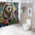 thumbnail image 7 of Orinice Baby Sloth Shower Curtain, Animal Shower Curtain For Bathroom Baby Boys Girls Bathroom Decoration Cartoon Bathroom Accessories Kindergarten Cloth Fabric Bathroom Decoration Set With Hook 36x72, 7 of 7