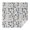 Police and Traffic-1, variant on Police and Star Black Pattern Square Tablecloth, Waterproof Wipeable Spillproof Washable Table Cover for Home Kitchen Party and Daily Decor 60"x60"