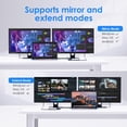 thumbnail image 3 of Adaptador USB 3.0 y USB C a HDMI dual 4K @60Hz WAVLINK, 3 of 9