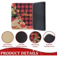 thumbnail image 6 of Red Buffalo Plaid Merry Christmas Doormat Xmas Decorative Doot Mat 30"x17", Seasonal Xmas Tree Door Mat Non-Slip Washable Low-Profile Indoor Outdoor Winter Holiday Doormat, 6 of 6