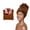 Brown, variant on RED by Kiss Extra Wide Spa Headband, Super Absorbent & Soft Fluffy Plush Fleece, Full Hairline Coverage, Essential for Makeup, Skincare, Face Washing, Shower, Sauna, One Size Fits All (Pink)