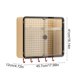 thumbnail image 3 of Contenedores de almacenamiento, armario de almacenamiento de pared para baño con puertas dobles y tablero perforado, organizador multifuncional para tocador y ducha, cajas de almacenamiento de plástic, 3 of 6