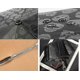 thumbnail image 2 of 1 Paraguas plegable compacto con mango de esqueleto, resistente al viento, ligero, resistente al sol y a la lluvia, con apertura y cierre automáticos y revestimiento interior negro, 2 of 3