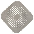 thumbnail image 4 of 8x Tapa de DesagüE Cuadrada para DesagüE de Ducha Colector Pelo Tapón de Silicona Plano con Ventosas, 4 of 8