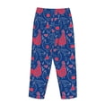 thumbnail image 4 of Kdxio Women's Comfy Stretch Chicken and RoosterPrint Drawstring Pajama Pants-Small, 4 of 9
