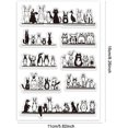 thumbnail image 2 of Sello transparente de gatos, sello de silicona de animales, pingüino, conejo, sello de goma transparente, sellos de papel, 2 of 7