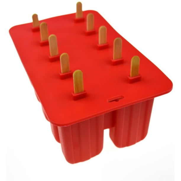 Pack 6 Moldes De Helado De Silicona | Reutilizables Y Sin BPA | Para Niños Y Adultos (Verde)