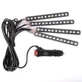 thumbnail image 3 of Luz de pie, 12 V, 4 x 12 SMD, luz de ambiente para automóvil, luz RGB para interior de automóvil, diseño fácil de usar, 3 of 7