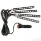 thumbnail image 2 of Tira de luces LED RGB para interior de coche, 12 V, 4 x 12 SMD, con control remoto (roja), 2 of 6