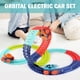 thumbnail image 5 of Juego De Vagones Eléctricos De Riel Flexible Juguete de ensamblaje de vagones de ferrocarril, juguetes de pista de ranura flexible para niños, niñas y niños ( ) 92 piezas, 5 of 6