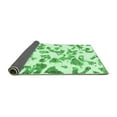thumbnail image 2 of Ahgly Company Indoor Square Abstract Emerald Green Modern Area Rugs, 7' Square, 2 of 4