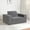 Dark Grey, variant on Modern Sofas Compression Human Dog Sofa Bed for Adult & Pets,Modern Floor Couch With Pillow for Living Room Bedroom,Corduroy Fabric,No Assembly Required, Black,Fabric Sofas