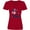 Red, variant on Inktastic 4th of July with Striped Stars Women's V-Neck T-Shirt