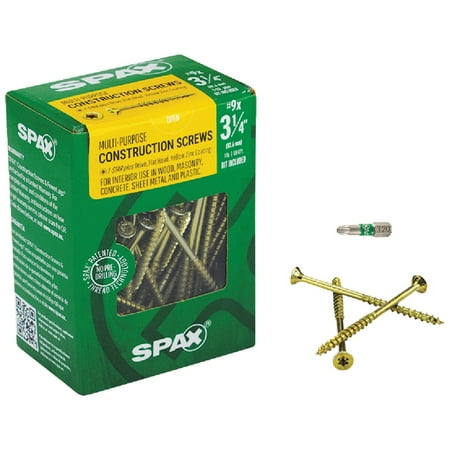 

SPAX 9x3-1/4 Mp Fh Int Screw 4191020450804