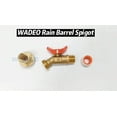 thumbnail image 2 of FABLE- Brass Rain Barrel Spigot Quarter Turn Ball Valve Spigot With Bulkhead Fitting, 2 of 6