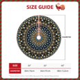 thumbnail image 2 of Fotbe Dot Mandala Pattern Christmas Tree Skirt, Tree Skirts Plush Christmas Decorations, Christmas Tree Skirts Xmas Decorations Holiday Party Decor-30", 2 of 6