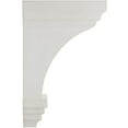 thumbnail image 2 of Ekena Millwork 3 1/2"W x 3 3/4"D x 6"H Mini Jefferson Wood Vintage Decor Corbel, Chalk Dust White, 2 of 5