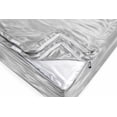 thumbnail image 3 of Silk Zip On Fitted Sheets Twin XL Size 39X80 - Includes 2 Zip On Sheets +1 Bottom Fitted Base - Fit's 16” In Deep Pocket - Easy to Use,Soft,Smooth -Fitted Sheet-SilverGrey - Color, 3 of 9
