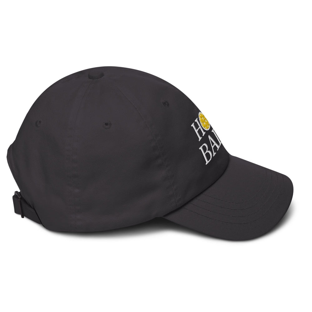 Holy Balls Pickleball Hat - Dad hat (Dark Grey)