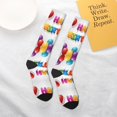 thumbnail image 6 of Women's Knee High Socks Happy Birthday Thermal Soft Knee Long Socks, 6 of 7