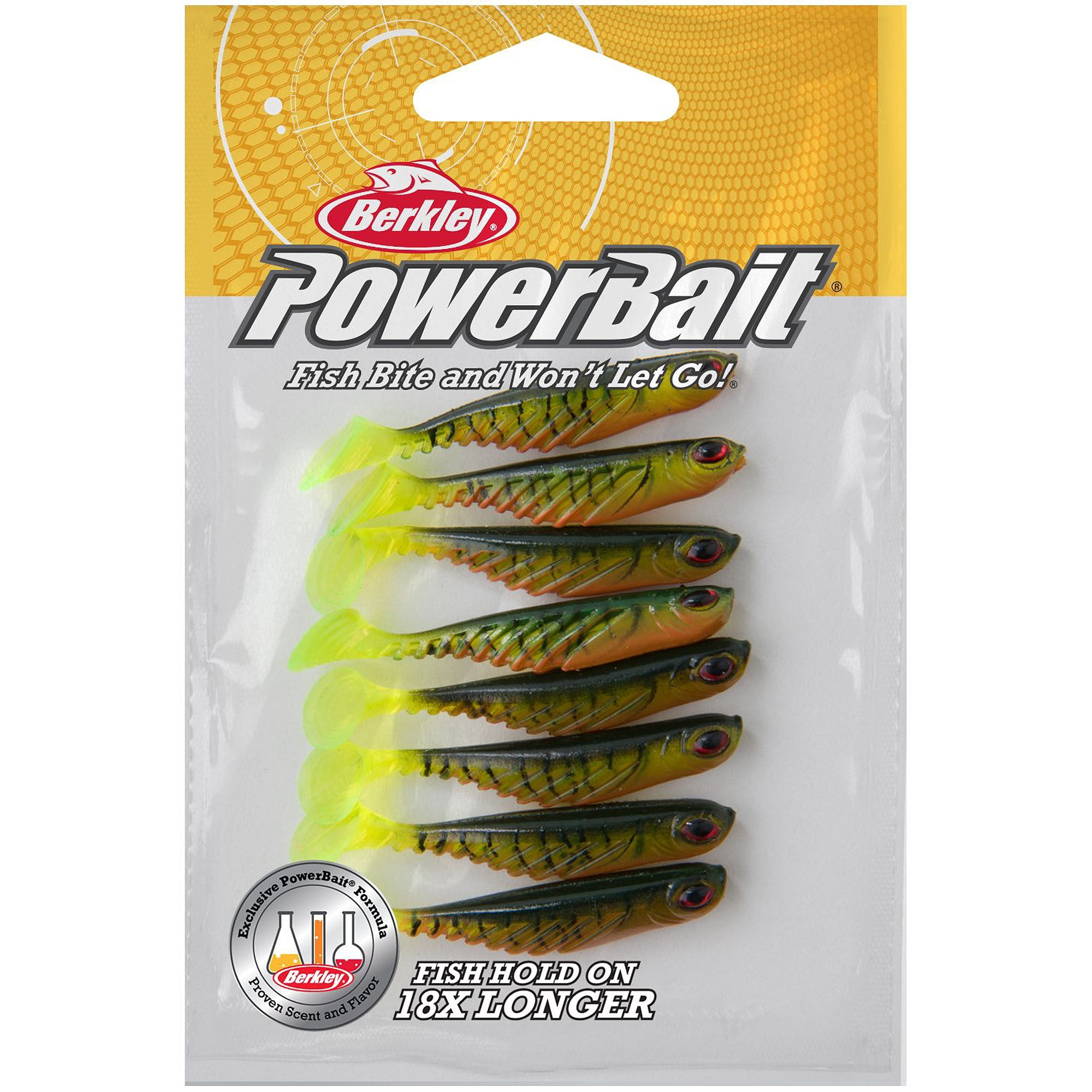 Chasse Et Pêche Berkley Power Bait Ripple Shad Lot De 3 Poissons En Caoutchouc 13 Cm Cappuccino 