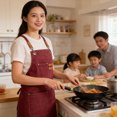 thumbnail image 4 of unbranded Delantal Unisex De Cocina En Tela Canvas Con Bolsillos Ajustable Para Chefs Y Limpieza, 4 of 6
