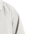 thumbnail image 5 of LODIENY Mens Big and Tall (M-5XL) Jacket Classic Fit Collared Outdoor Windbreaker Relaxed Fit Snap Button Coat with Zipper Pockets White L, 5 of 5