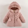thumbnail image 2 of yocbz Girl Winter Coat Baby Boys Girls Winter Coat Outwear Jacket Warm Clothes Hooded Red,Size for 18-24 Months, 2 of 9