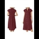 thumbnail image 3 of Vestido Camisero Midi de Relajado Vino Tinto XXL, 3 of 6