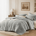 thumbnail image 2 of Davulos King Size Comforter Sets, Bed in a Bag 7 Pieces Boho Tufted Bed Set for All Seasons, Shabby Chic Embroidery Bedding with Comforter, Sheet, Pillowcases & Shams, 2 of 9